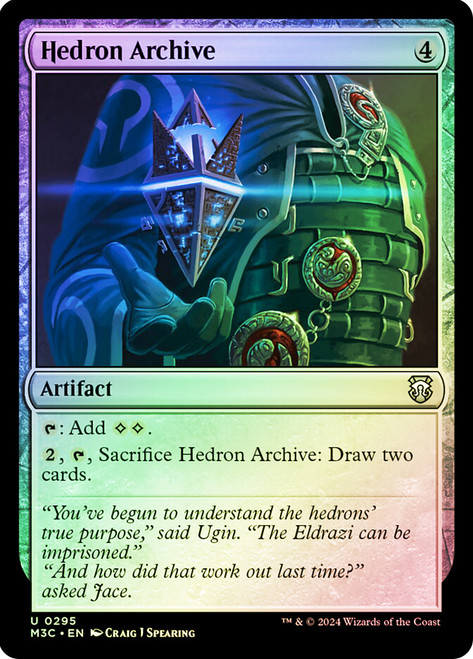 Hedron Archive (Ripple Foil)\nModern Horizons 3 Commander - Alternate Foil\nSingle\nMagic The Gathering