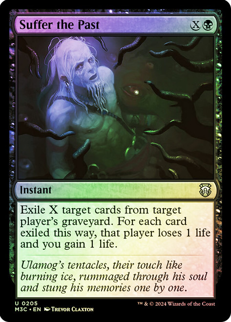 Suffer the Past (Ripple Foil)\nModern Horizons 3 Commander - Alternate Foil\nSingle\nMagic The Gathering