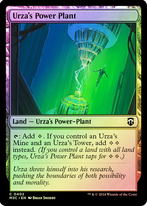 Urza's Power Plant (Ripple Foil)\nModern Horizons 3 Commander - Alternate Foil\nSingle\nMagic The Gathering