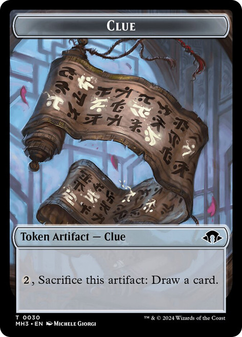 {Clue Token}\nModern Horizons 3\nSingle\nMagic The Gathering