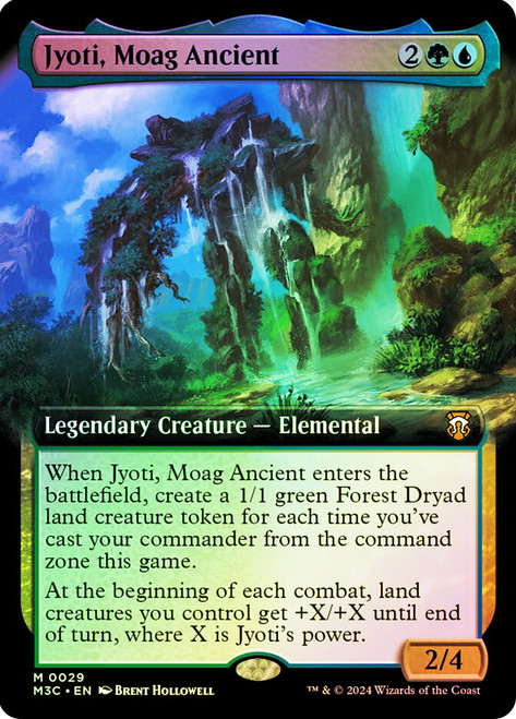 Jyoti, Moag Ancient (Extended Art)\nModern Horizons 3 Commander - Variants\nSingle\nMagic The Gathering