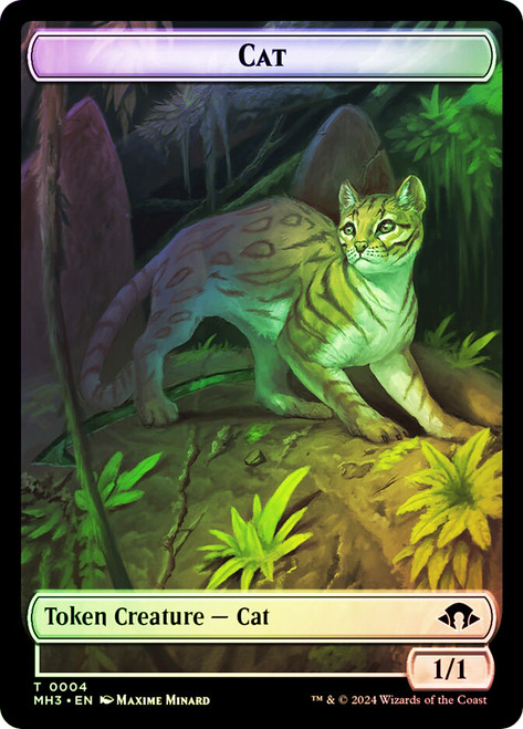 {Cat Token} // {Eldrazi Spawn Token}
Modern Horizons 3
Single
Magic: The Gathering