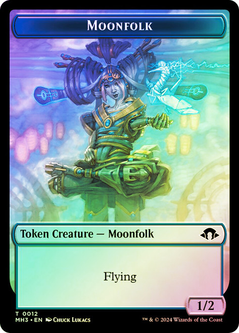 {Moonfolk Token} // {Servo Token}\nModern Horizons 3\nSingle\nMagic The Gathering