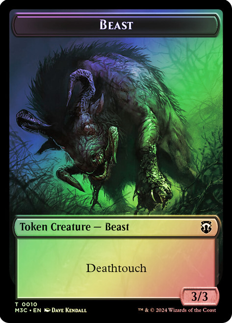 Beast Token} // {Shapeshifter Token} | Modern Horizons 3 Commander