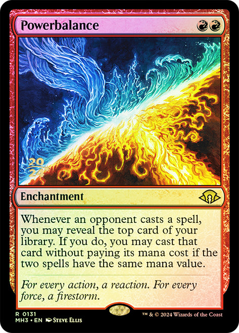 Powerbalance (Prerelease) (Modern Horizons 3)\nPromo: Date Stamped\nSingle\nMagic The Gathering
