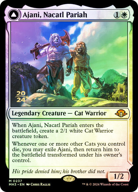 Ajani, Nacatl Pariah // Ajani, Nacatl Avenger | Modern Horizons 3