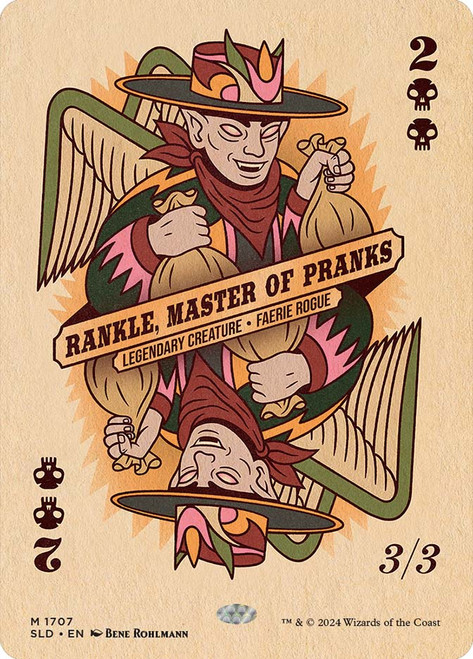 Rankle, Master of Pranks (Secret Lair) (Hand Drawn)\nPromo: General\nSingle\nMagic The Gathering