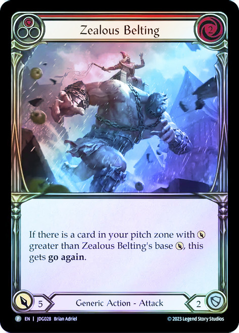 Zealous Belting Red 028