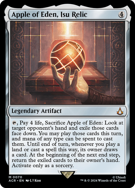Apple of Eden, Isu Relic\nAssassin's Creed\nSingle\nMagic The Gathering