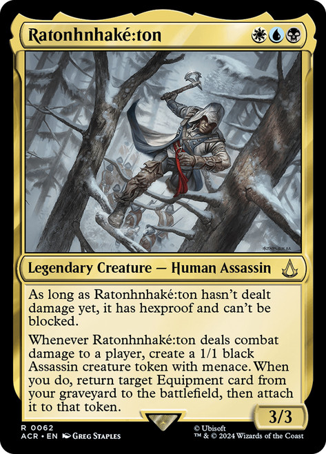 Ratonhnhake:ton\nAssassin's Creed\nSingle\nMagic The Gathering
