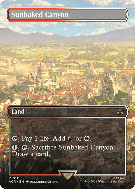 Sunbaked Canyon (Borderless)\nAssassin's Creed - Variants\nSingle\nMagic The Gathering