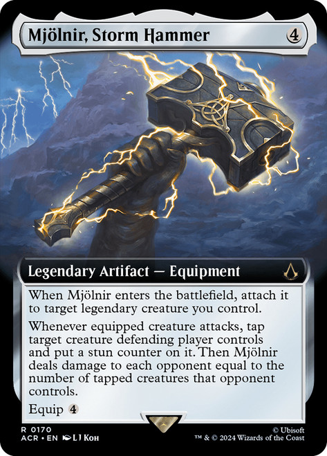 Mjolnir, Storm Hammer (Extended Art)\nAssassin's Creed - Variants\nSingle\nMagic The Gathering
