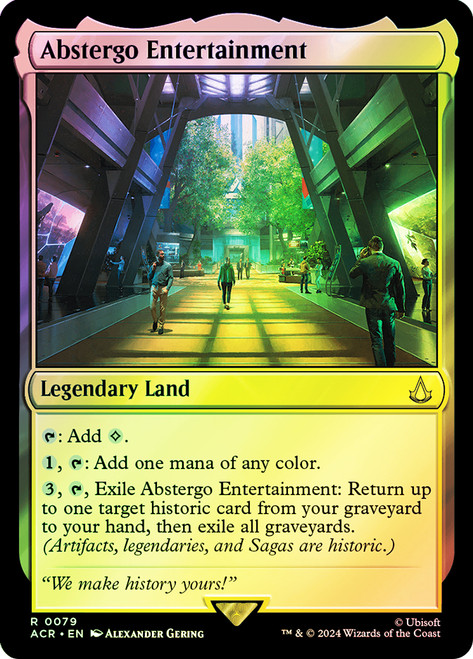 Abstergo Entertainment\nAssassin's Creed\nSingle\nMagic The Gathering