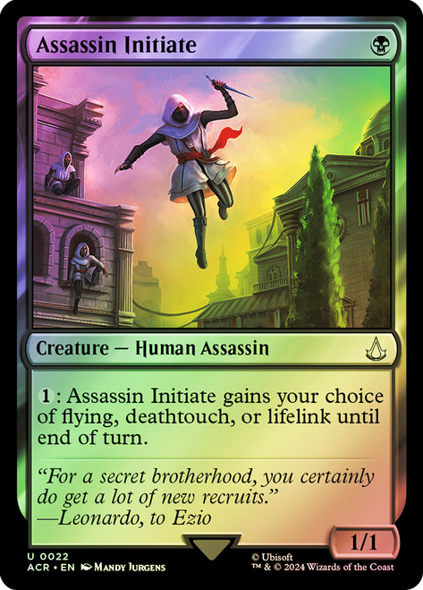 Assassin Initiate\nAssassin's Creed\nSingle\nMagic The Gathering