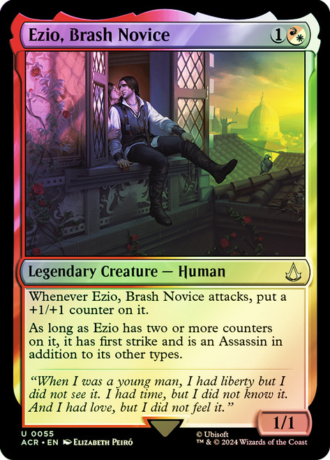 Ezio, Brash Novice\nAssassin's Creed\nSingle\nMagic The Gathering