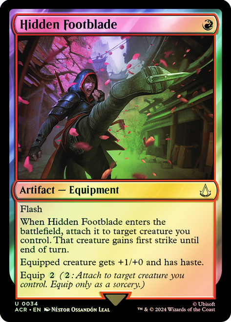 Hidden Footblade\nAssassin's Creed\nSingle\nMagic The Gathering