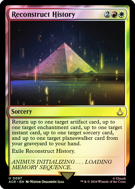 Reconstruct History\nAssassin's Creed\nSingle\nMagic The Gathering