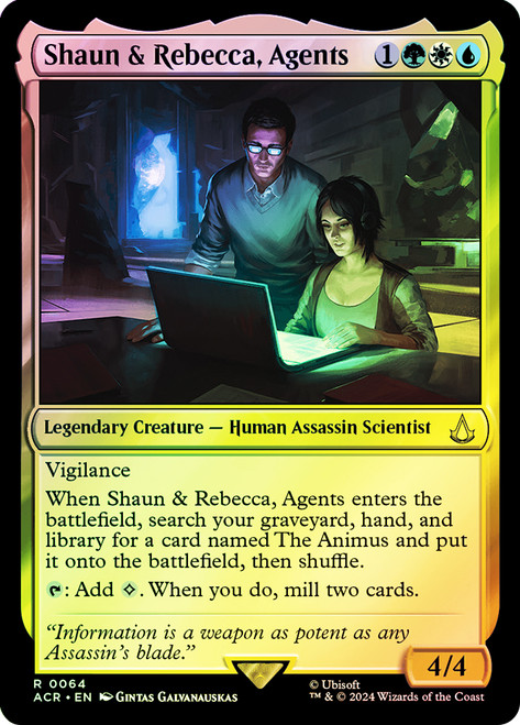 Shaun & Rebecca, Agents\nAssassin's Creed\nSingle\nMagic The Gathering