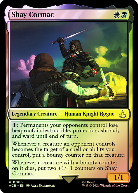 Shay Cormac\nAssassin's Creed\nSingle\nMagic The Gathering