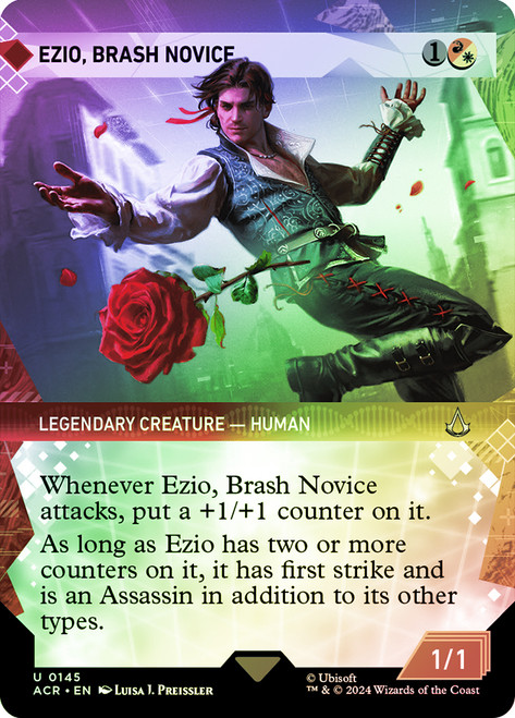 Ezio, Brash Novice (Showcase)\nAssassin's Creed - Variants\nSingle\nMagic The Gathering