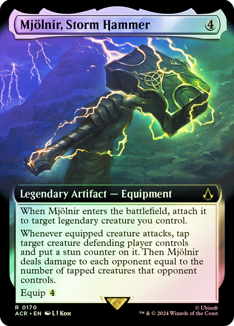 Mjolnir, Storm Hammer (Extended Art)\nAssassin's Creed - Variants\nSingle\nMagic The Gathering