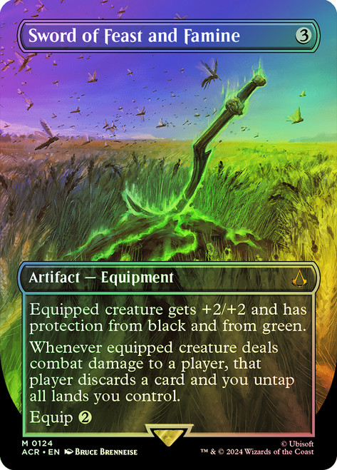 Sword of Feast and Famine (Borderless)\nAssassin's Creed - Variants\nSingle\nMagic The Gathering