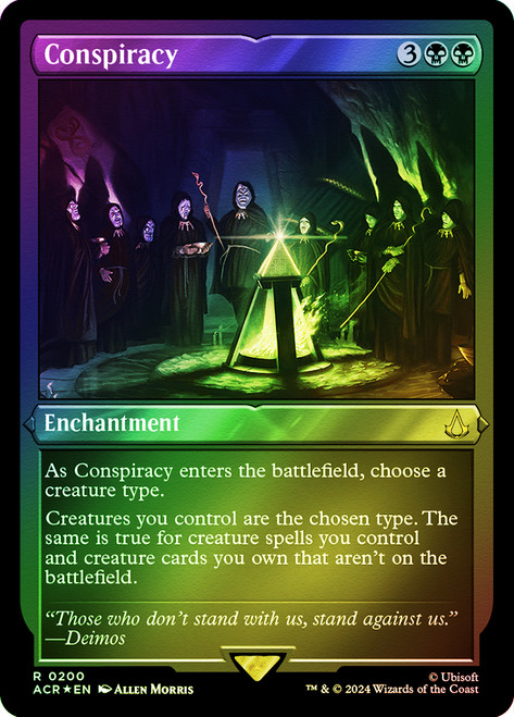 Conspiracy (Foil Etched)\nAssassin's Creed - Alternate Foil\nSingle\nMagic The Gathering