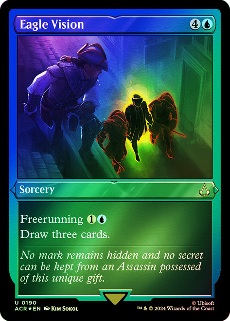 Eagle Vision (Foil Etched)\nAssassin's Creed - Alternate Foil\nSingle\nMagic The Gathering