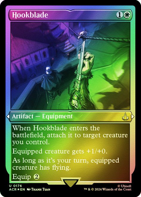 Hookblade (Foil Etched)\nAssassin's Creed - Alternate Foil\nSingle\nMagic The Gathering