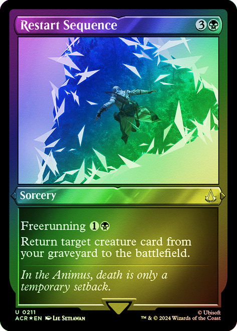 Restart Sequence (Foil Etched)\nAssassin's Creed - Alternate Foil\nSingle\nMagic The Gathering