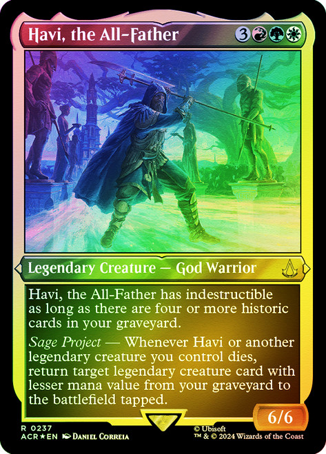 Havi, the All-Father (Foil Etched)\nAssassin's Creed - Alternate Foil\nSingle\nMagic The Gathering