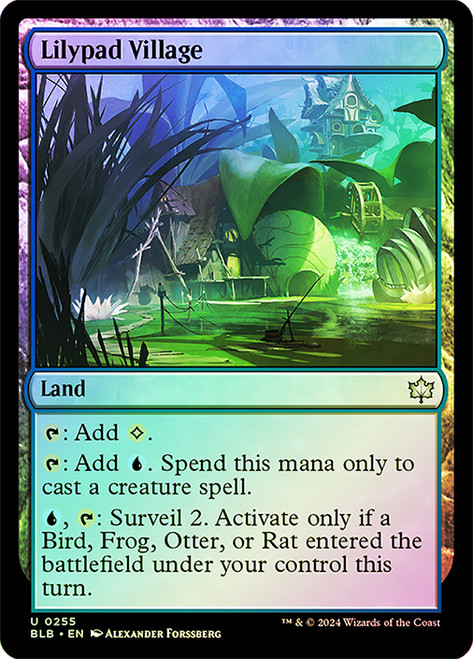 Lilypad Village\nBloomburrow\nSingle\nMagic The Gathering