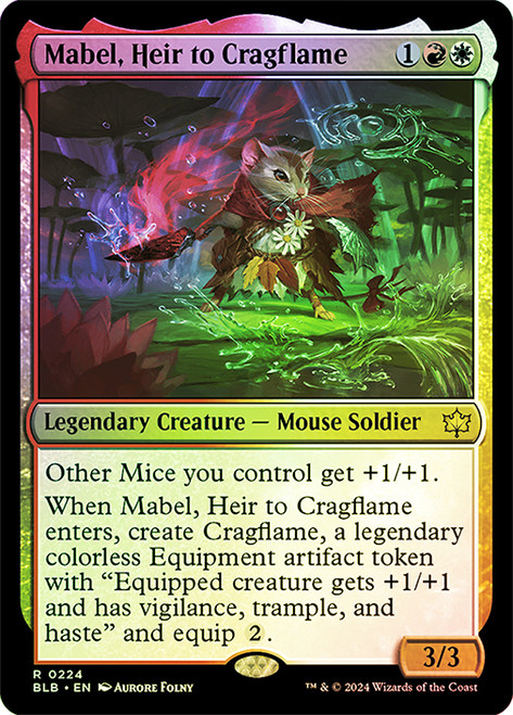 Mabel, Heir to Cragflame (Promo Pack) (Bloomburrow) | Promo