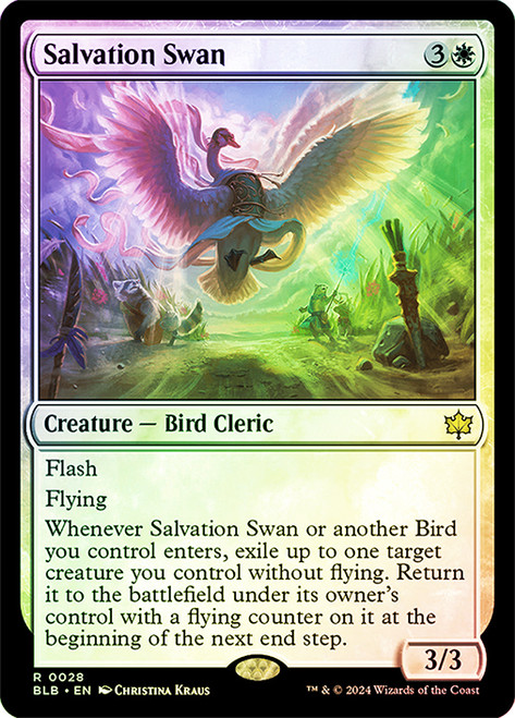 Salvation Swan\nBloomburrow\nSingle\nMagic The Gathering