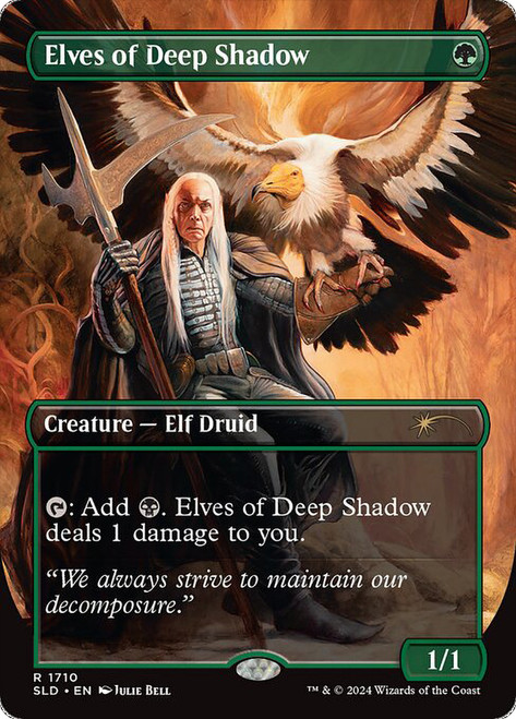 プロモ　foil　深き闇のエルフ/Elves of Deep Shadow Elves of Deep Shadow | Secret Lair Drop | Star City Games