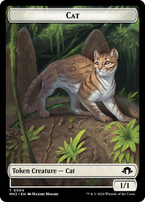 {Cat Token} // {Energy Reserve}\nModern Horizons 3\nSingle\nMagic The Gathering