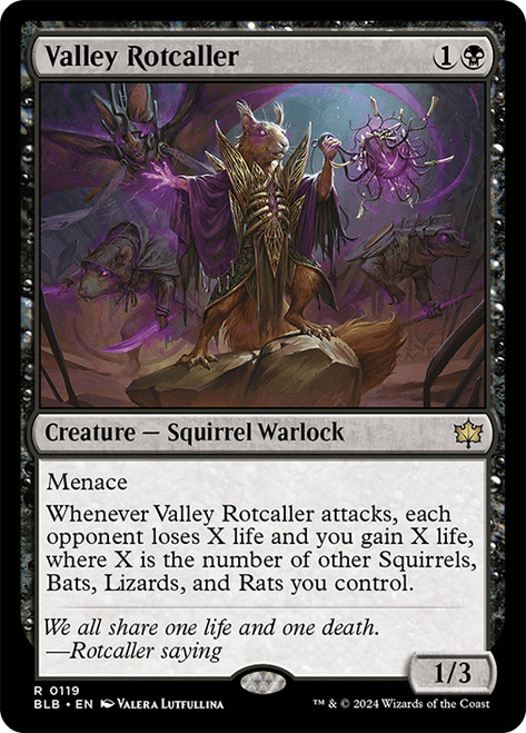 Valley Rotcaller\nBloomburrow\nSingle\nMagic The Gathering