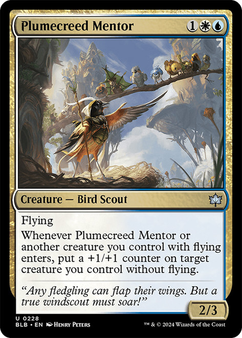 Plumecreed Mentor\nBloomburrow\nSingle\nMagic The Gathering