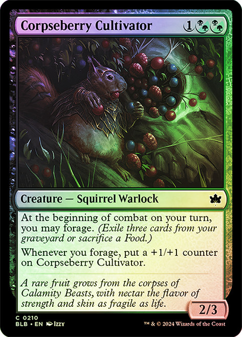 Corpseberry Cultivator\nBloomburrow\nSingle\nMagic The Gathering