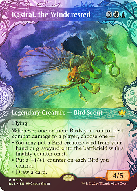 Kastral, the Windcrested (Showcase)\nBloomburrow - Variants\nSingle\nMagic The Gathering