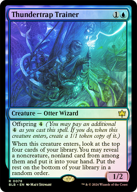 Thundertrap Trainer\nBloomburrow\nSingle\nMagic The Gathering