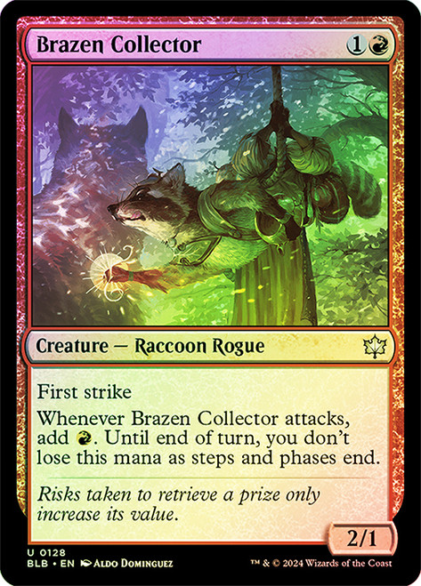 Brazen Collector\nBloomburrow\nSingle\nMagic The Gathering