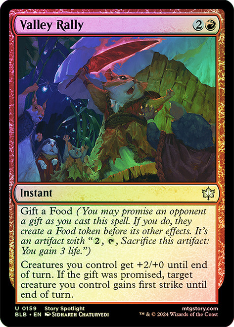 Valley Rally\nBloomburrow\nSingle\nMagic The Gathering