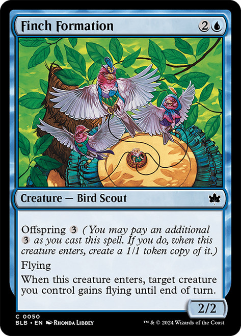 Finch Formation\nBloomburrow\nSingle\nMagic The Gathering