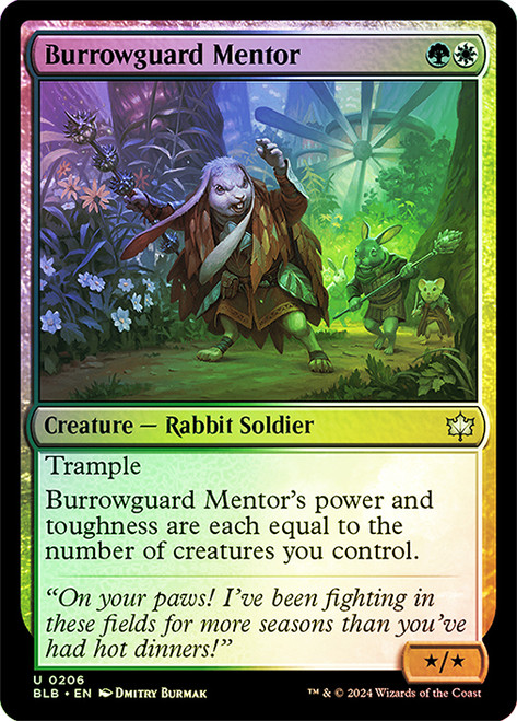 Burrowguard Mentor\nBloomburrow\nSingle\nMagic The Gathering
