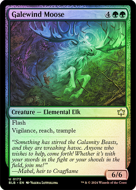 Galewind Moose\nBloomburrow\nSingle\nMagic The Gathering