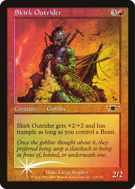 Skirk Outrider\nLegions\nSingle\nMagic The Gathering