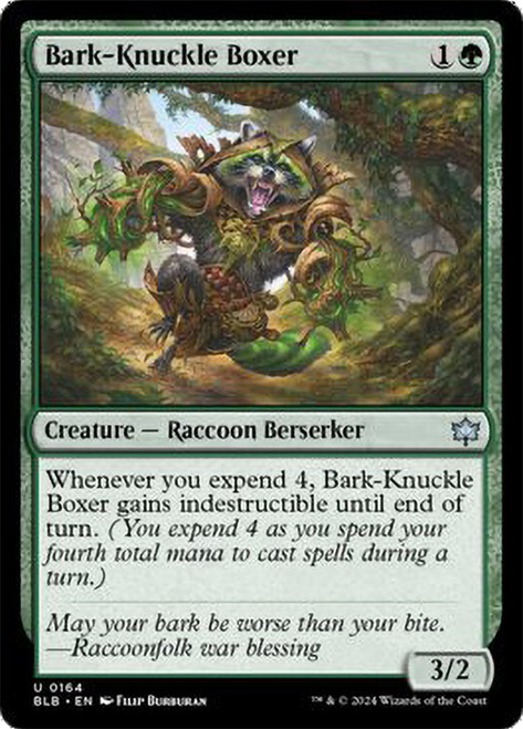 Bark-Knuckle Boxer\nBloomburrow\nSingle\nMagic The Gathering