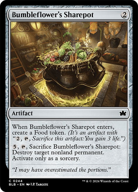 Bumbleflower's Sharepot\nBloomburrow\nSingle\nMagic The Gathering