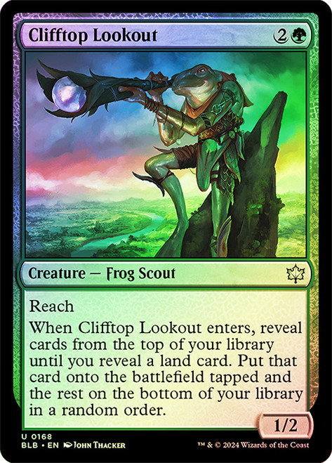 Clifftop Lookout\nBloomburrow\nSingle\nMagic The Gathering